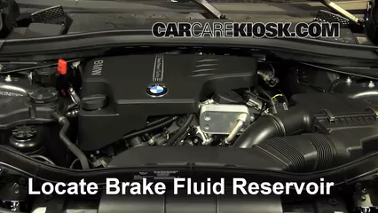 2014 BMW X1 xDrive28i 2.0L 4 Cyl. Turbo Brake Fluid Add Fluid